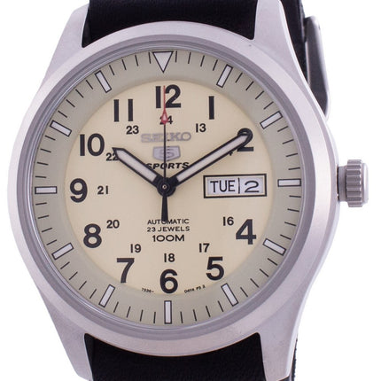 Orologio da uomo automatico Seiko 5 Sports SNZG07K1-var-LS19 100M
