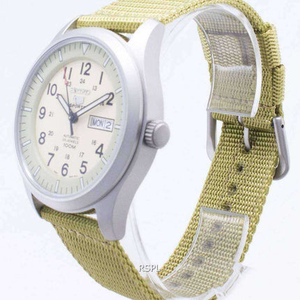 Seiko 5 Sports Automatic SNZG07 SNZG07K1 SNZG07K Orologio da uomo con cinturino in nylon militare