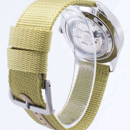 Seiko 5 Sports Automatic SNZG07 SNZG07K1 SNZG07K Orologio da uomo con cinturino in nylon militare