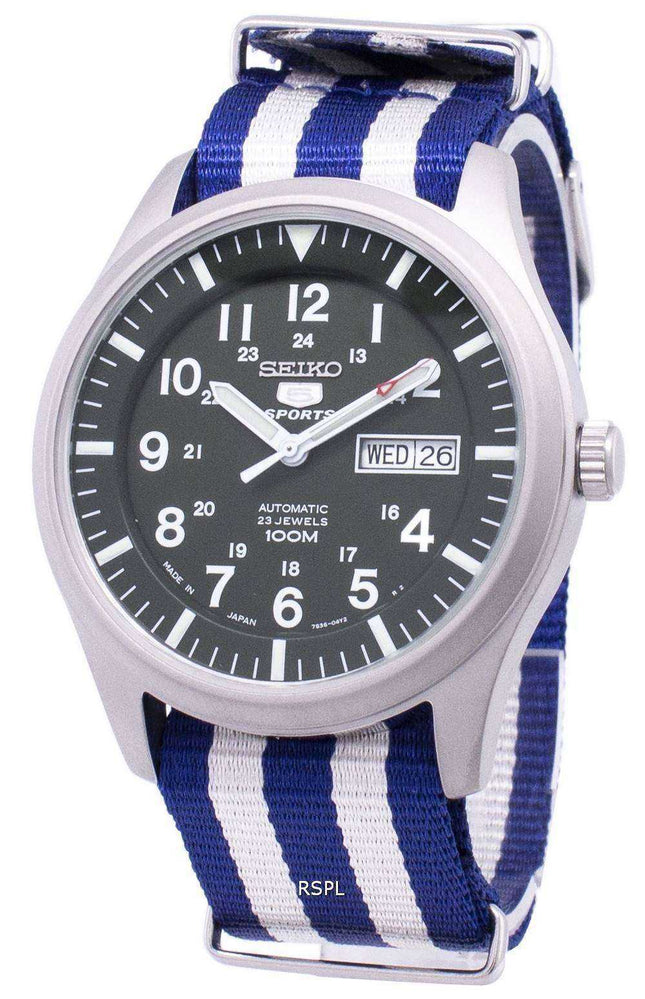 Seiko 5 Sports Automatic Japan Made Nato Strap SNZG09J1-NATO2 Orologio da uomo