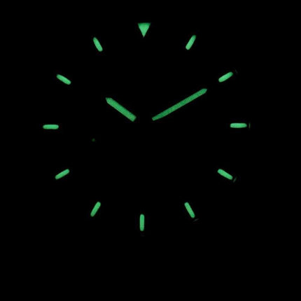 Orologio da uomo automatico in pelle con quadrante nero in pelle con quadrante in Giappone, marca Seiko 5 Sport SNZG09J1-LS8