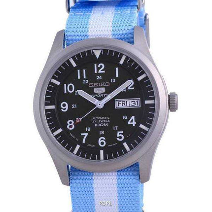 Seiko 5 Sports Automatic Japan Made SNZG09J1-var-NATO24 100M Orologio da uomo