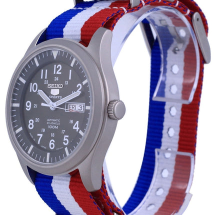 Seiko 5 Sports Automatic Japan Made SNZG09J1-var-NATO25 100M Orologio da uomo