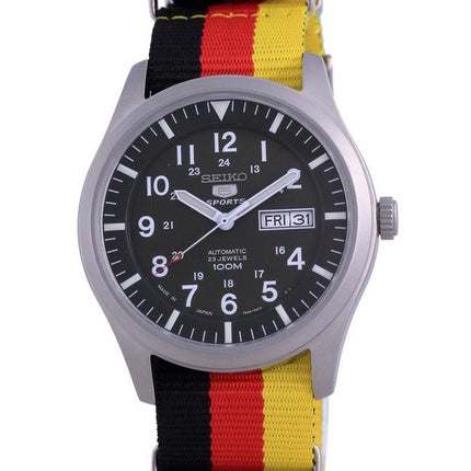 Seiko 5 Sports Automatic Japan Made SNZG09J1-var-NATO26 100M Orologio da uomo