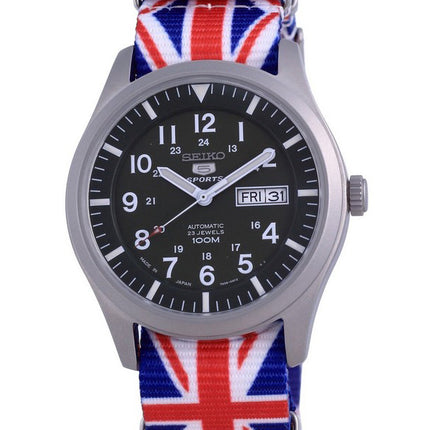 Seiko 5 Sports Automatic Japan Made SNZG09J1-var-NATO28 100M Orologio da uomo