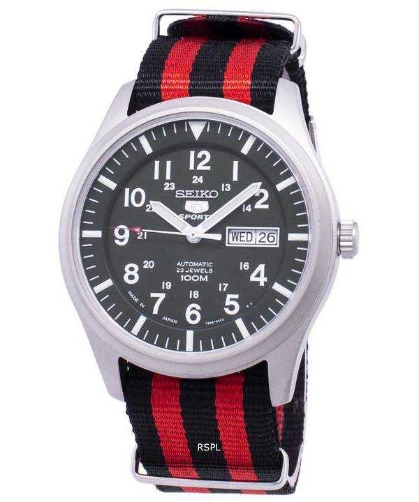 Seiko 5 Sports Automatic Japan Made Nato Strap SNZG09J1-NATO3 Orologio da uomo