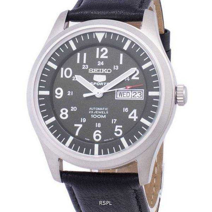 Orologio da uomo automatico in pelle SNZG09K1-LS10 con rapporto automatico sportivo Seiko 5