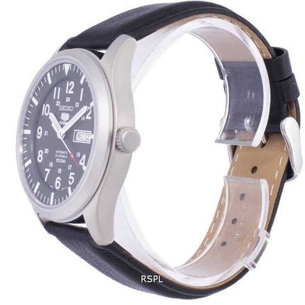Orologio da uomo automatico in pelle SNZG09K1-LS10 con rapporto automatico sportivo Seiko 5
