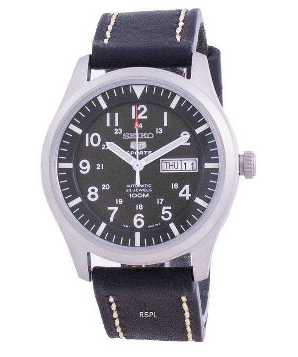 Orologio da uomo Seiko 5 Sports Military Automatic SNZG09K1-var-LS16 100M