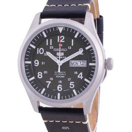 Orologio da uomo Seiko 5 Sports Military Automatic SNZG09K1-var-LS20 100M