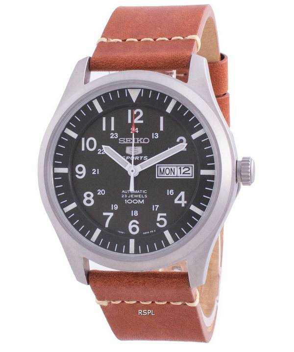 Orologio da uomo Seiko 5 Sports Military Automatic SNZG09K1-var-LS21 100M