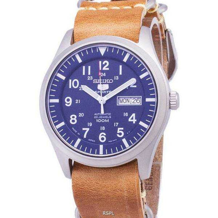 Seiko 5 Sports SNZG11J1-LS18 Orologio da uomo automatico cinturino in pelle marrone