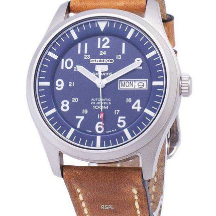 Seiko 5 Sports SNZG11K1-LS17 Orologio da uomo automatico cinturino in pelle marrone