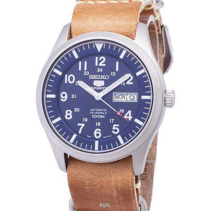 Seiko 5 Sports SNZG11K1-LS18 Orologio da uomo automatico cinturino in pelle marrone