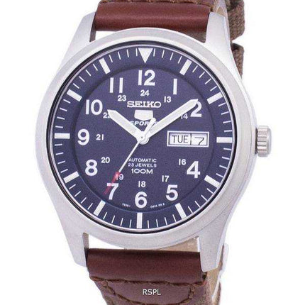 Orologio da uomo automatico con cinturino in tela Seiko 5 Sports SNZG11K1-NS1