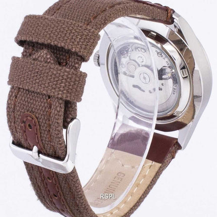Orologio da uomo automatico con cinturino in tela Seiko 5 Sports SNZG11K1-NS1