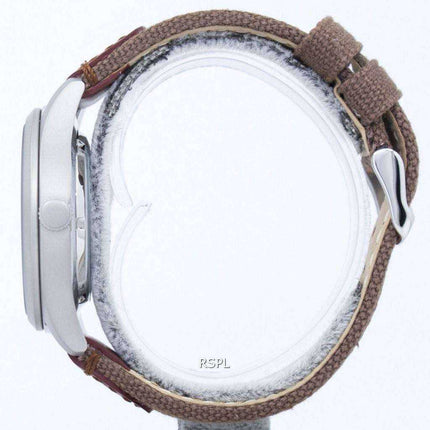 Orologio da uomo con cinturino in tela giapponese, seiko 5 sport, SNZG15J1-NS1