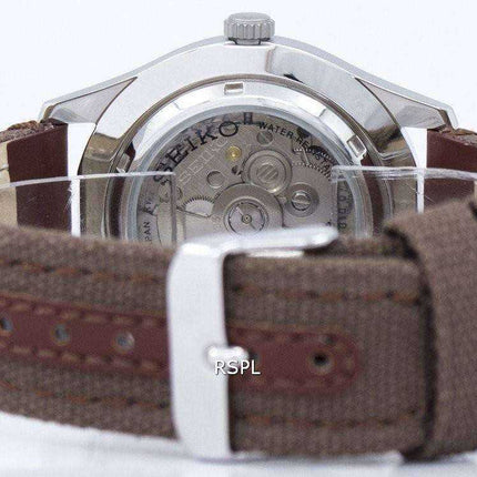 Orologio da uomo con cinturino in tela giapponese, seiko 5 sport, SNZG15J1-NS1
