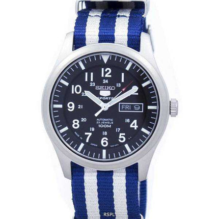 Orologio da uomo automatico in acciaio con cinturino NATO NATO SNZG15J1-NATO2