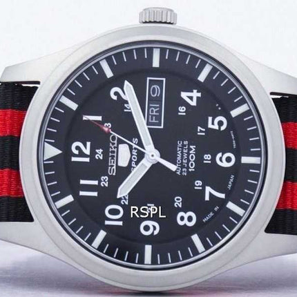 Orologio da uomo automatico in acciaio con cinturino NATO NATO SNZG15J1-NATO3