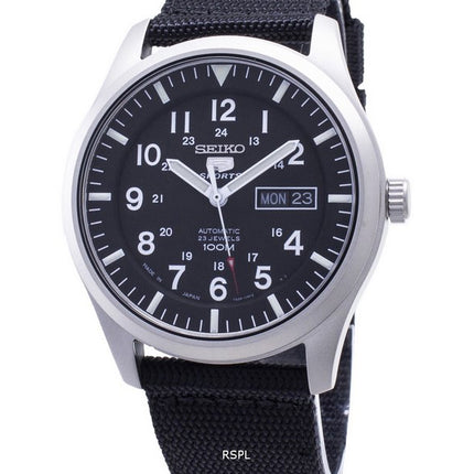 Orologio sportivo automatico Seiko SNZG15J1 da uomo con quadrante nero, ricondizionato