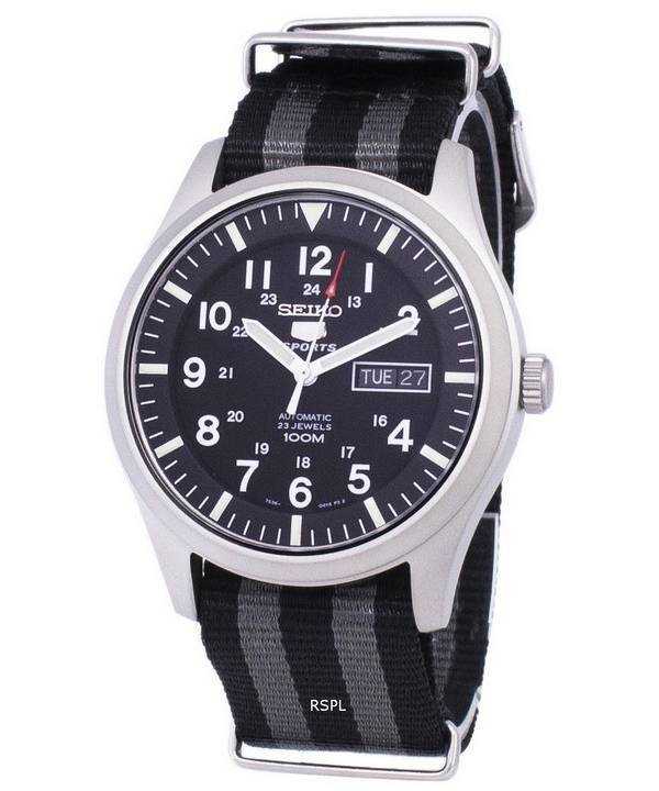 Orologio da uomo automatico Seiko 5 Sports Nato Strap SNZG15K1-NATO1