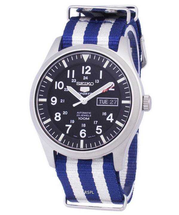 Orologio da uomo automatico Seiko 5 Sports Nato Strap SNZG15K1-NATO2