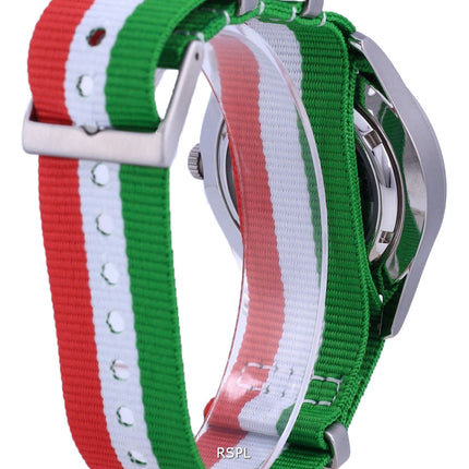 Orologio da uomo automatico Seiko 5 Sports in poliestere SNZG15K1-var-NATO23 100M