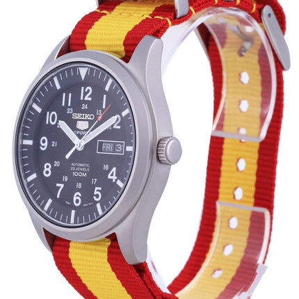Orologio da uomo automatico Seiko 5 in poliestere SNZG15K1-var-NATO29 100M