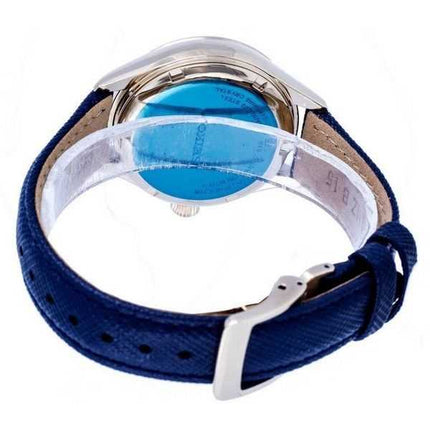 Orologio da donna Seiko Presage in pelle quadrante bianco automatico SPB234 SPB234J1 SPB234J