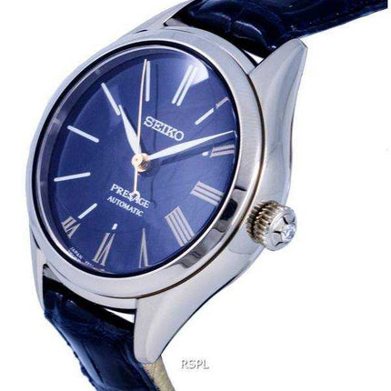 Orologio da donna Seiko Presage Limited Edition in pelle quadrante blu automatico SPB236J SPB236J1 SPB236J