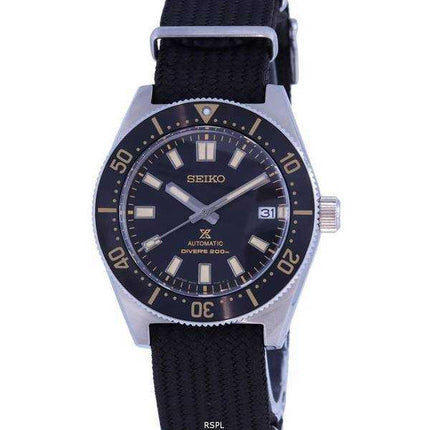 Orologio da uomo automatico con quadrante nero in poliestere Seiko Prospex Diver SPB239J1 200M