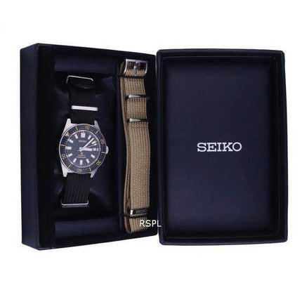Orologio da uomo automatico con quadrante nero in poliestere Seiko Prospex Diver SPB239J1 200M