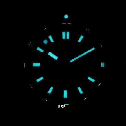 Orologio da uomo automatico con quadrante nero in poliestere Seiko Prospex Diver SPB239J1 200M