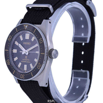 Orologio da uomo automatico con quadrante nero in poliestere Seiko Prospex Diver SPB239J1 200M