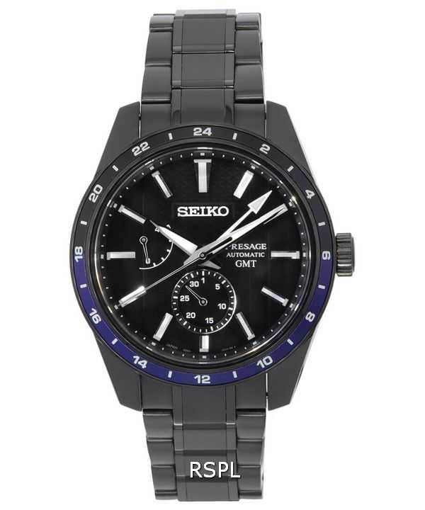 Orologio da uomo Seiko Presage Sharp Edged Series ZERO HALLIBURTON in edizione limitata quadrante nero automatico SPB271J1 100M