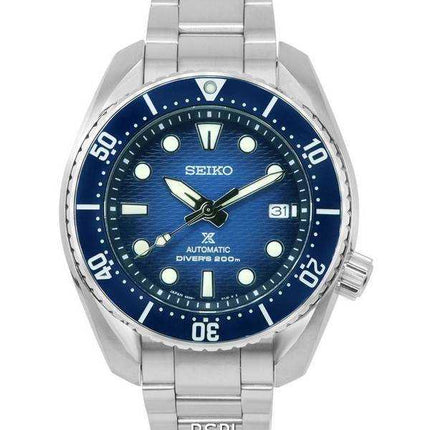 Orologio da uomo Seiko Prospex Sea King Sumo quadrante blu automatico da sub SPB321 SPB321J1 SPB321J 200M