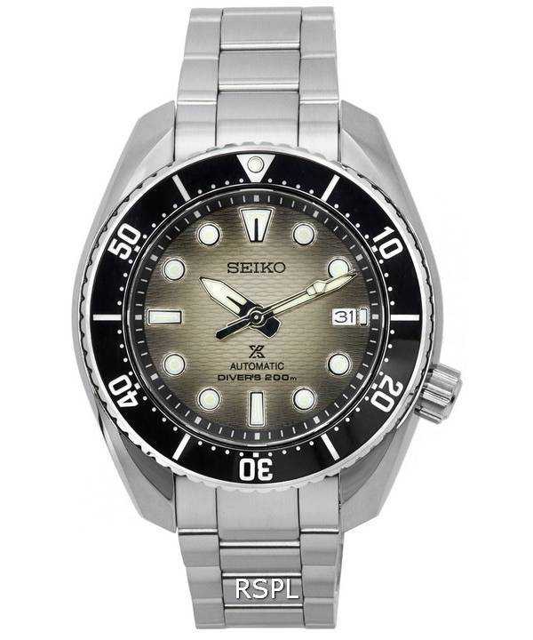 Orologio da uomo Seiko Prospex Sea King Sumo grigio scuro quadrante sfumato quadrante automatico da sub SPB323 SPB323J1 SPB323J