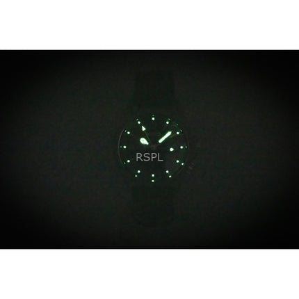 Orologio da uomo Seiko Prospex Alpinist GMT con cinturino in pelle e quadrante nero, automatico SPB379J1, 200 m