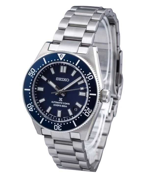 Orologio da uomo Seiko Prospex in acciaio inossidabile con quadrante blu automatico subacqueo SPB451J1 300M