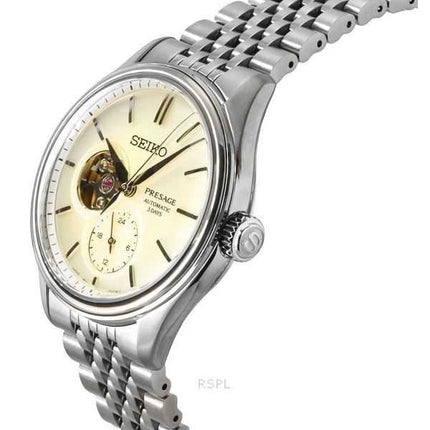 Orologio da uomo Seiko Presage Classic Shiro-iro in acciaio inossidabile con quadrante bianco caldo automatico SPB469J1 100M