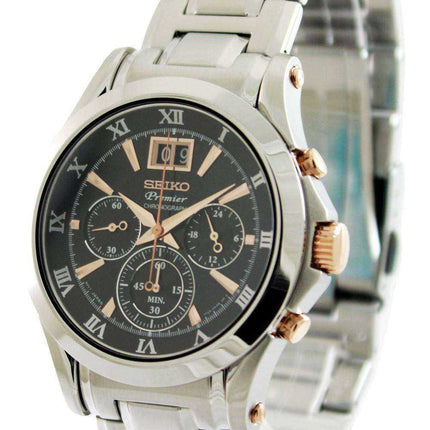 Orologio da uomo Seiko Premier Chronograph SPC064 SPC064P1 SPC064P