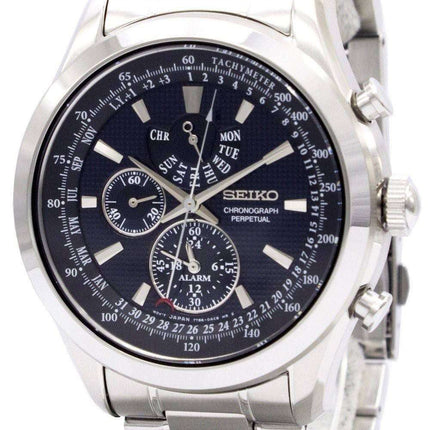 Orologio da uomo Seiko Chronograph Perpetual SPC125 SPC125P1 SPC125P ricondizionato