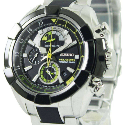 Orologio da uomo Seiko Velatura Yachting Timer Chronograph SPC147 SPC147P1 SPC147P