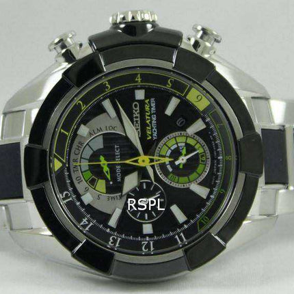 Orologio da uomo Seiko Velatura Yachting Timer Chronograph SPC147 SPC147P1 SPC147P