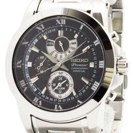 Orologio da uomo Seiko Premier cronografo perpetuo SPC161 SPC161P1 SPC161P