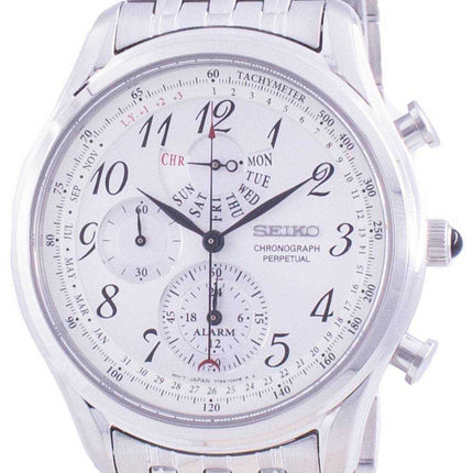 Orologio da uomo con tachimetro al quarzo Seiko Chronograph Perpetual SPC251 SPC251P1 SPC251P