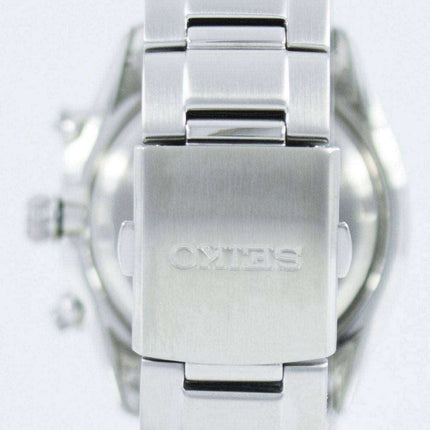 Orologio da uomo Seiko Premier World Time Alarm al quarzo SPL029 SPL029P1 SPL029P