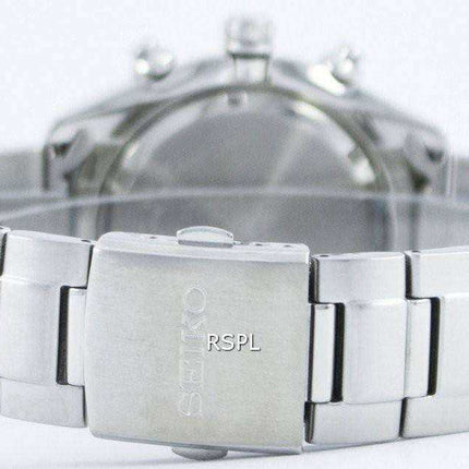 Orologio da uomo Seiko Premier World Time Alarm al quarzo SPL029 SPL029P1 SPL029P