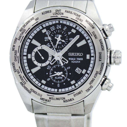 Orologio da uomo Seiko Alarm World Timer SPL031 SPL031P1 SPL031P